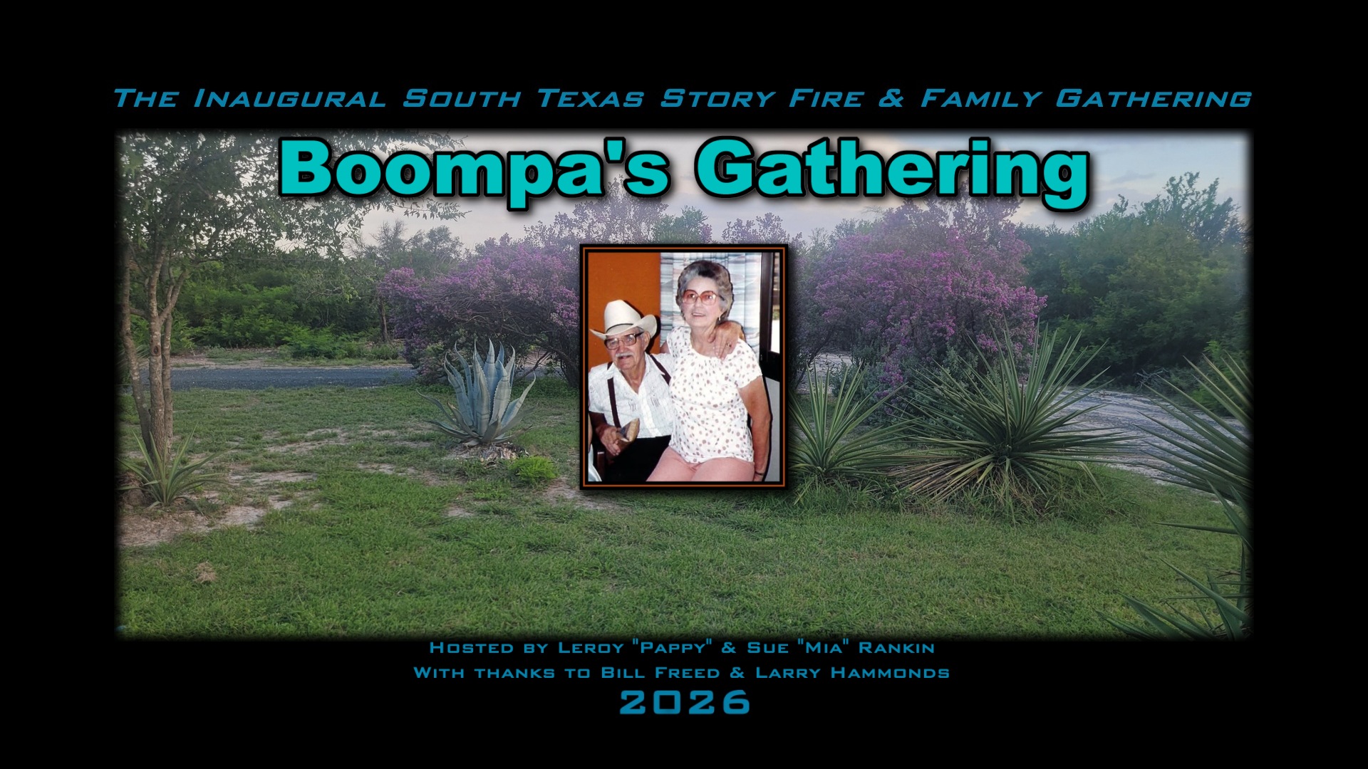 Honoring Nanny and Boompa at the South Texas Story Fire