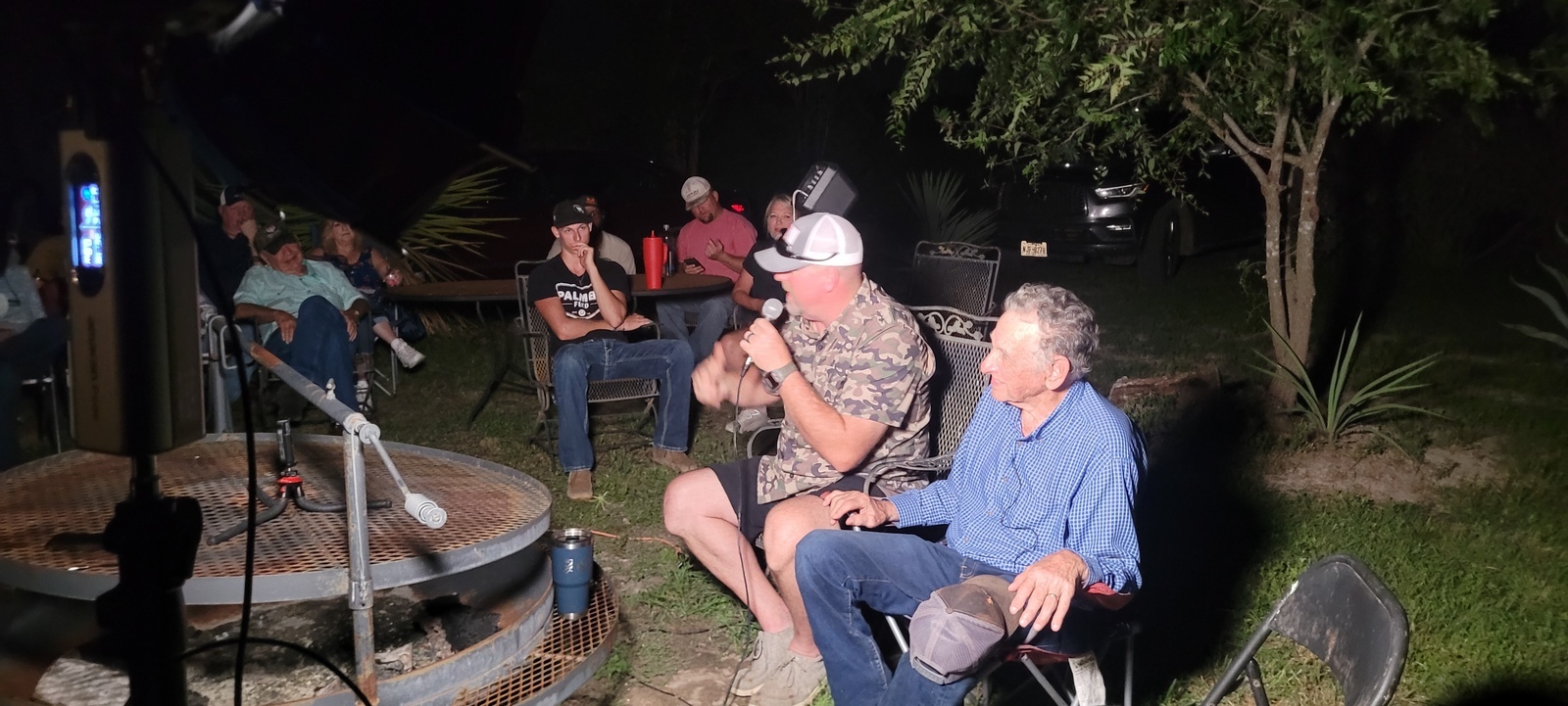 Story Fire family gathering photograph