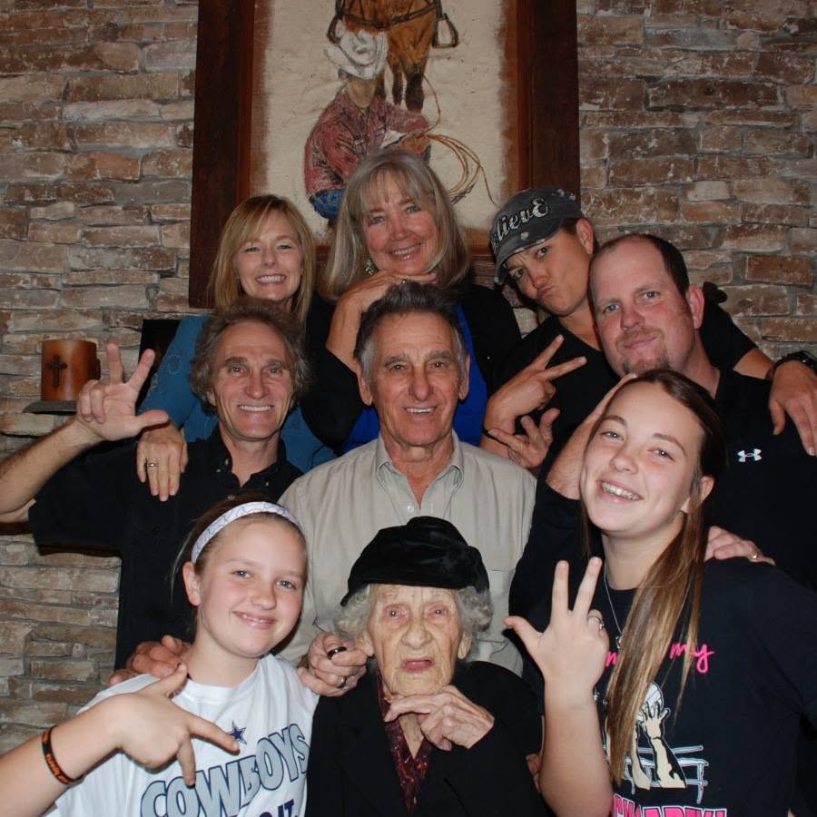 Leroy Pappy Rankin with family