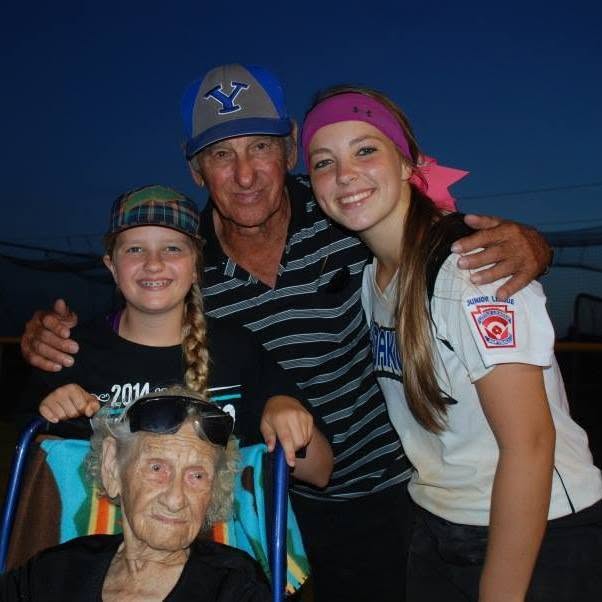Leroy Pappy Rankin with the girls